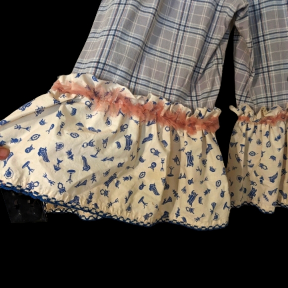 Bloomers Up cycled OOAK Festival Boho Hippie Cottage Core Pants - Picture 6 of 9